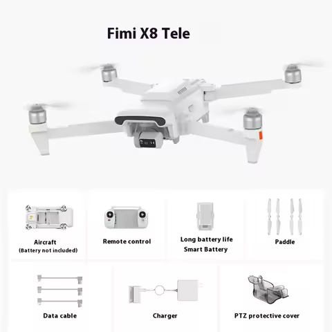 FIMI X8 TELE MAX Dual Camera 4K Video 20km Image Transmission Long Endurance 3-Axis Mechanical Gimba