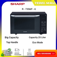 Sharp Grill Microwave Oven 25 Liter R 735MT K / R 735MT K