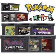 Pokemon Series GBA Game Cartridge 32 Bit Video Game Console Card AshGray Dark Cry Liquid Crystal Pea