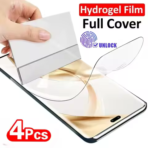 4pcs Full Curved Hydrogel Film For Honor 200 100 90 Lite 80 70 Pro Plus Screen Protector Honor X9a X