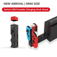 New Game Controller Charger Charging Dock Stand Station Holder for Nintendo Switch Joy-Con Game Console with Indicator