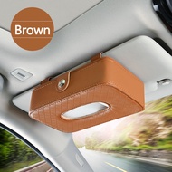 Tempat Tisu Mobil kulit Kotak Tissue Mobil Gantung Wadah Tisu Aesthetic Mobil Car Visor Box Organize