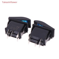 (Takashiflower) 5Pin Car Switch Boat Tru Light Toggle Switch Waterproof 12V/24V Bar Style Toggle Roe