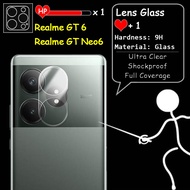 For Realme GT Neo6 Neo5 SE GT6 6T 5 Pro 3 6 Ultra Clear Slim Back Camera Lens Full Cover 9H Tempered