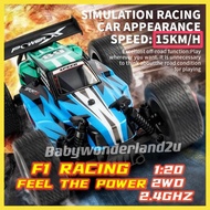 1:20 RC Racing Speed Buggy Car 2.4GHz 2WD Kereta Kontrol Mainan Kereta Budak Remote Control Car