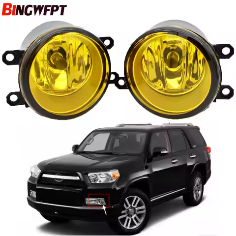 1pair For Toyota 4Runner 4 Runner 2010 2011 2012 2013 Fog Light Assembly Car Front Bumper H11 LED Fo