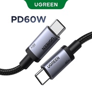 UGREEN PD60W USB C to USB C Charger Cable compatible for Samsung S24 S25 iPhone 15 16 Pro Max MacBoo