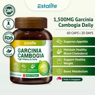 [NEW] Estalife Garcinia Cambogia | Fat Burner | Slimming Pill | Weight Loss Supplement | 60 Veg Caps