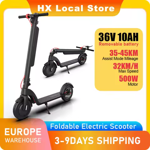 HX X8 e scooters 350W electric scooter Foldable Electric Scooter 10Inch adult Kick escooter 10AH E S