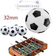 CHIHIRO1X3EE Tabletop Game Balls, PP Black and White Mini Table Football Replacement, 32mm Game Acce