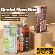 Portable Auto Rebound Premium Floss Holder Floss Smart Organiser with 10 Flosses