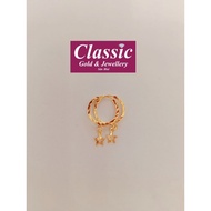 Emas 916 subang/916gold earring/916金耳环