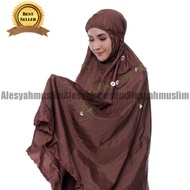 mukena parasut bordir el isya model fashion muslim terbaru