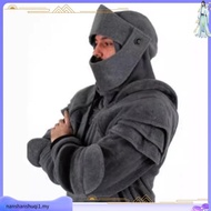 medieval vintage warrior soldier knight mask armor knee hoody Cosplay costume hoodies