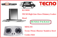 TECNO HOOD AND HOB FOR BUNDLE PACKAGE ( KA 9808 &amp; MINI 2SV ) / FREE EXPRESS DELIVERY