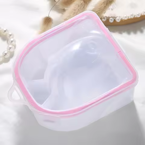 Double soaking hand bowl, exfoliating manicure cleaning care round bowl cleaning bowl