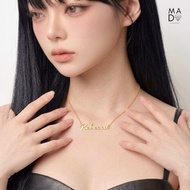 Thai Shop Custom name Necklace Letter Order Names And Words In Any Language. Genuine Stainless Steel