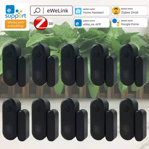 eWeLink Zigbee Door Window Open Closed Detector Work with SONOFF Gateway Alexa Google Home Yandex Al