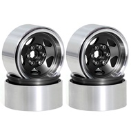 High Quality 4pcs 1.9 Inch Beadlock RC Wheel Rim Set Wheel Hub 1:10 Axial SCX10 II SCX10 III