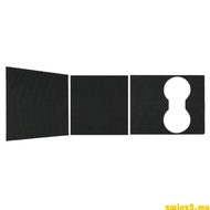 Car Center Console Wrap Kit Sticker Dashboard Matte Carbon Fiber Black For