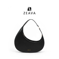 [ZEAVA] - Charlotte Shoulderbag - Asymmetrical Crescent Moon Bag Moon Shoulder Bag/ Underarm Bag
