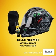 Gille Motorcycle Helmet GTS-V1 ARMOR Matte Gray