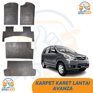 Karpet Lantai AVANZA Karet / Karpet Mobil Karet AVANZA 1 SET