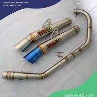 Exhaust Daeng sai4 100% Original Rs 150 Raider 150 carb/fi Y15 Y15ZR Lc 135 v1/v2