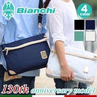 意大利 單車品牌 Bianchi 130th Anniversity 白色尼龍布 摺疊式 斜咩袋
