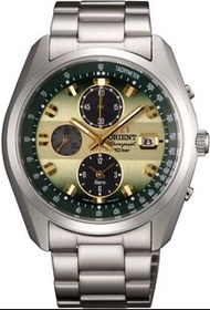 ORIENT Neo70's Horizon WV0021TY Green Dial Solar Chronograph Men Watch  70年代地平線太陽能手錶