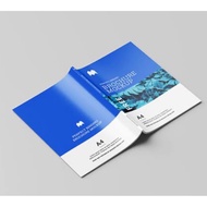 Perfect binding glue and cover binding