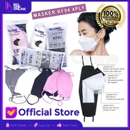 Terhemat Masker Kf94 4Ply, Convex Mask, Masker Korea 4 Ply, Masker 4D