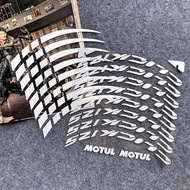 สำหรับฮอนด้าคลิก 125i v3 150i Click 160 V1 V2 V3 14inคลิกโลโก้ตราสะท้อนแสงรถจักรยานยนต์ดุมล้อสติ๊กเก