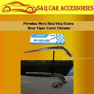 Perodua Myvi/Alza/Viva/Exora Rear Viper Cover Chrome