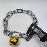 ปลอกคอสแตนเลส เกรด304 6mm. ไม่ขึ้นสนิม แข็งเเรง ทนแรงกระชาก สำหรับสุนัขขนาดใหญ่
วิธีวัด วัดคอส่วนล่า