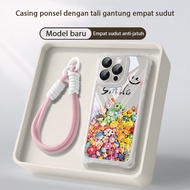 Cute Flower Aesthetic Shockproof Case Vivo Y29 Y28 V50 Lite 5G Y19S Pro Y27 5G Y12 Y12S 2021 Y20S Y2