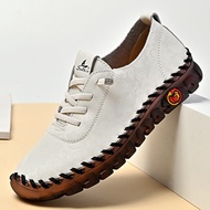 Women's Leather Soft-Soled Casual Shoe - Size 44
