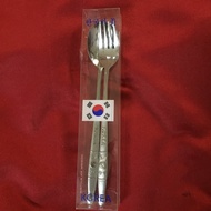 Set Sudu korea & Garfu korea (Silver Colour)