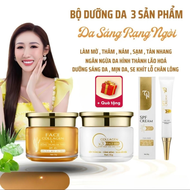Combo Kem Face Đông Trùng Hạ Thảo Kem Sữa Ong Chúa & Chống Nắng X3 - Mỹ Phẩm Đông Anh