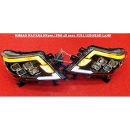 Navara NP300 2016-2020 Pro 4X Design 4pcs Projector Headlamp With Signal Running navara head lamp 4x