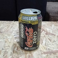 Coca cola empty can football league/tin kosong coke