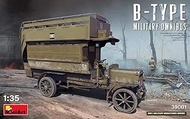 Mini Art MA39001 1/35 WW.I British Army B Type Military Bus Plastic Model