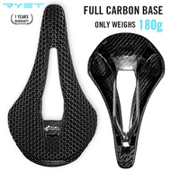 RYET Ultralight Full Carbon 3D Printed Saddle 180g Bicycle Seat Road MTB Mountain Gravel Seating For Men Women Bike Parts