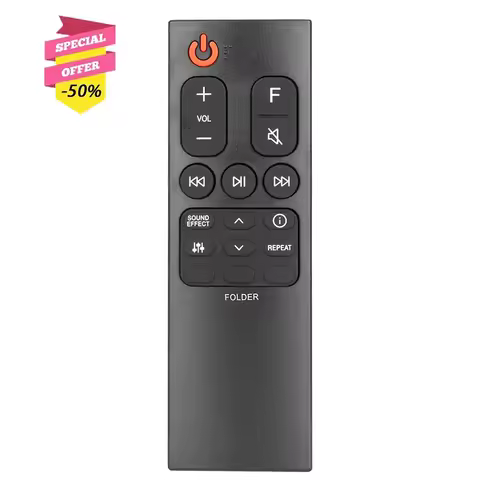 AKB75595361 Replacement Remote Control Commander fit for LG Sound Bar SL4Y SN5Y SL5Y SN6Y SL6Y SN7CY