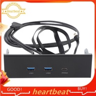 [Hot-Sale] Front Panel Hub GEN2x2 3 Ports USB A TYPE-C 5.25" 19 Pin 20Gbps Optical Drive Extension f