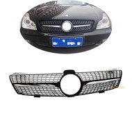ABS Material W219 Grille Front Bumper Replacement Diamond Grill For Mercedes Benz CLS Class W219 Bod