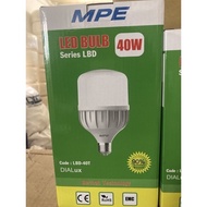 [Chính Hãng] Đèn led trụ bulb 20w 30w 40w MPE AS trắng - vàng -Siêu sáng tiết kiệm điện Đui E27