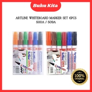 Whiteboard Marker Set 6Pcs 500A / 509A Artline