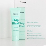 READY AZRINA Pure Charcoal Mud Mask Azrina Acne Clay Mask Masker Azrina