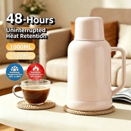 1L/1.5L Pro Vacuum Thermal Bottle Household Insulated Kettle Container Hot Water Jug Drinking Flask